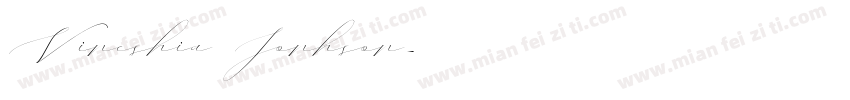 Vineshia Jonhson字体转换